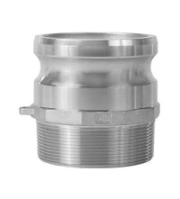 Seal Fast 4 Inch 316 Stainless Steel Type F Male Coupler x Male NPT Cam and Groove Coupling