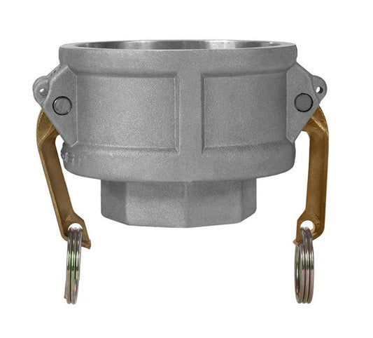 3x4in Aluminum Type DR Female Coupler x NPT Reducing D Cam & Groove Coupling - Image 1