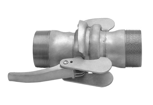 2 Inch Zinc Plated Steel Male x Female Bauer Type Coupling - Image 1