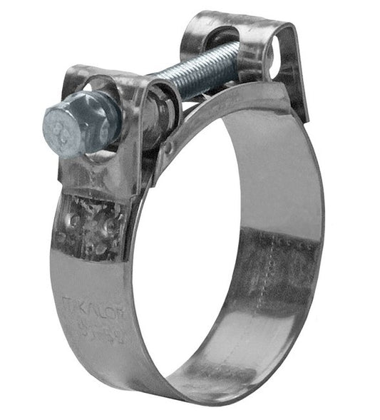 MIKALOR 37-40in Zinc Plated Carbon Steel One Bolt Hose Clamp - Image 1