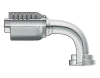 Code 61 - Flange Head 90 Degree Elbow for Hydraulic Couplings