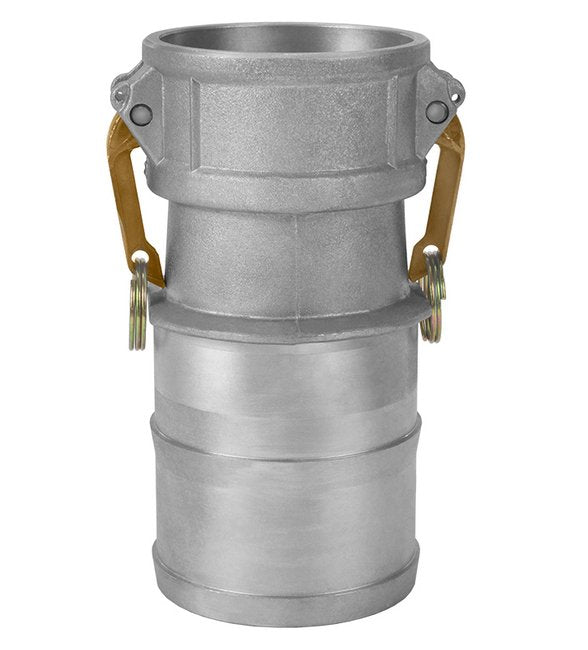 2.5x2 Aluminum Type CR Reducing C Female Coupler x Shank Cam and Groove Coupling - Image 1