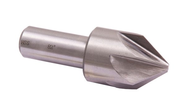 Precise 1-1/4 Inch 82 Degree 6 Flute High Speed Steel Countersink - Image 1