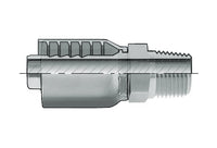 Rigid NPTF Male Coupling - 1-1/2 - 11-1/2 Thread, Plated Steel Shell