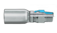 NPTF Male Swivel - HY Series, 1/4 - 18 Thread, Plated Steel Shell