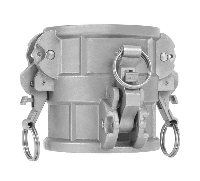 2" Size 316 Stainless Steel Type DD Self-Locking Cam and Groove Coupling - Image 1