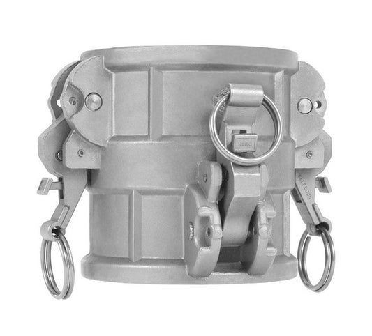 2" Size 316 Stainless Steel Type DD Self-Locking Cam and Groove Coupling - Image 1