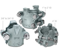 1 Inch Zinc Plated Iron Universal Clamp