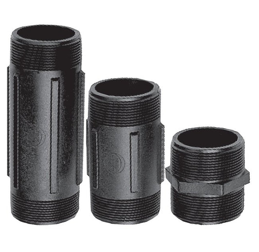 Banjo 2 x 6 Inch Poly Pipe Nipple Fitting - Image 1