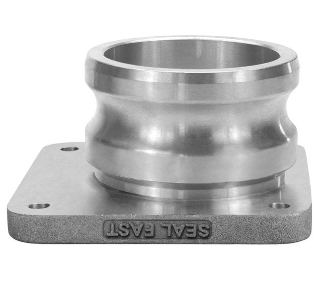 Seal Fast 3" Aluminum Male Off-Set Fuel Inlet/Outlet Adapter - Image 1