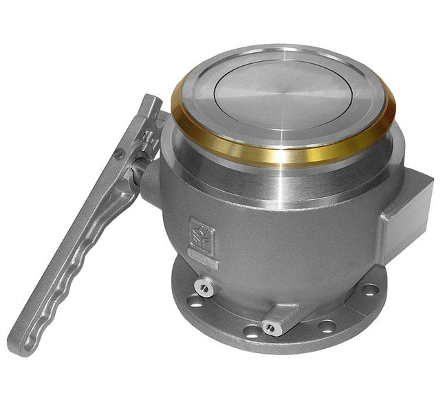 Aluminum API Valves Bottom Loading Adapter Fittings w/ Self-Locking Handles - Image 1