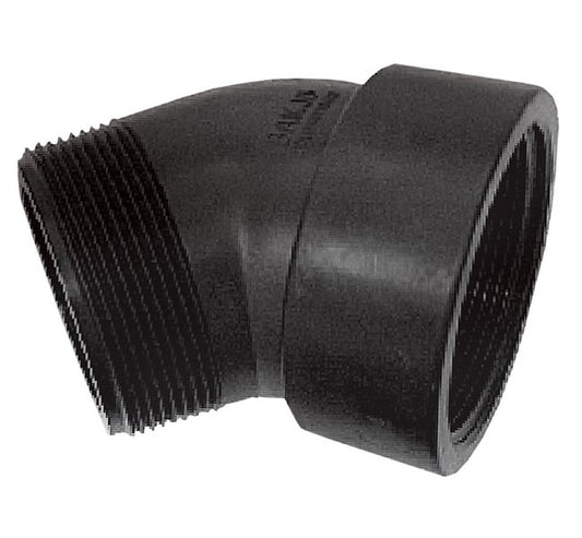 Banjo 1" Polypropylene 45 Degree Street Elbow - Image 1