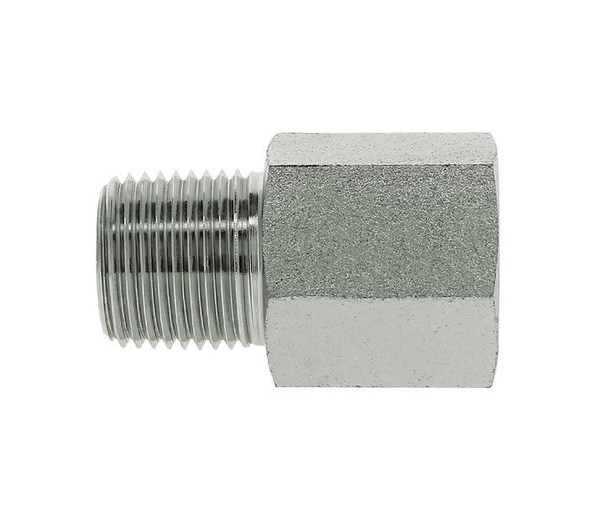 Carbon Steel NPTF Male x NPTF Female Pipe Bushing Fitting - 1 1/4 in T1 & 1 in T2 - Image 1