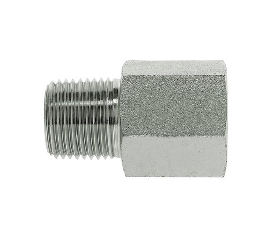 Carbon Steel NPTF Male x NPTF Female Pipe Bushing Fitting - 1 1/4 in T1 & 1 in T2 - Image 1