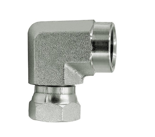 Carbon Steel 90° Swivel Pipe Elbow, 1/4 - Image 1