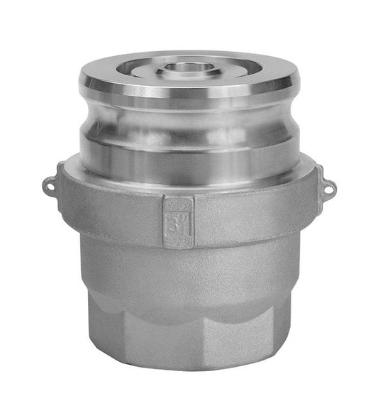 1 1/2" Aluminum PTFE Adapter x Female NPT Coupling - Image 1
