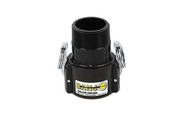 Banjo 2x2 Female Coupler x Extended Male Thread Cam and Groove B Coupling - Image 1