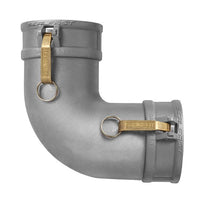 6 Inch Aluminum Type DD 90 Degree Elbow Cam and Groove Coupling