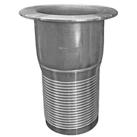 316 Stainless Steel Crimp Style KC Turnback Coupling, 4"