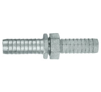 1 1/4'' Zinc Plated Iron Hex Swivel Long Shank Hose Nipple