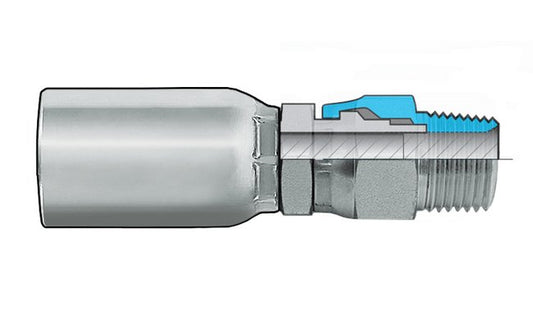 NPTF Male Swivel - HY Series Hydraulic Coupling - Image 1