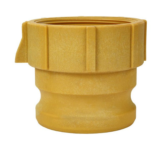 4 Inch Ny-Glass Type A Female NPT x Male Adapter Cam and Groove Coupling - Image 1