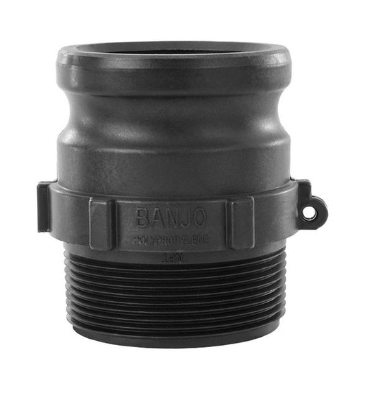 Banjo Polypropylene Adapter x Male NPT, 1 1/2in - Image 1