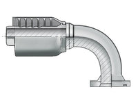 Code 62 - Flange Head 90 Degree Elbow - Hydraulics Coupling