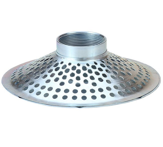1.5 Inch Zinc Plated Steel SKTH Round Hole Top Strainer - Image 1