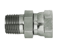 Carbon Steel NPTF x NPSM Swivel Pipe Union - 1/4" x 1/4"
