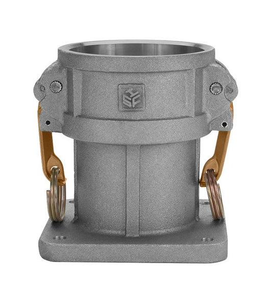 4" Aluminum Male Straight Fuel Inlet/Outlet Coupler - Image 1