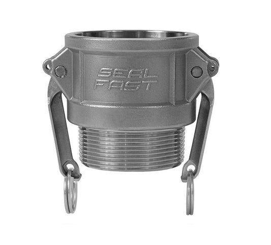 6 Inch 304 Stainless Steel Type B Cam & Groove Coupling - Image 1