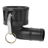 Polypropylene Type C 1 1/2in 90 Degree Elbow Cam & Groove Coupler