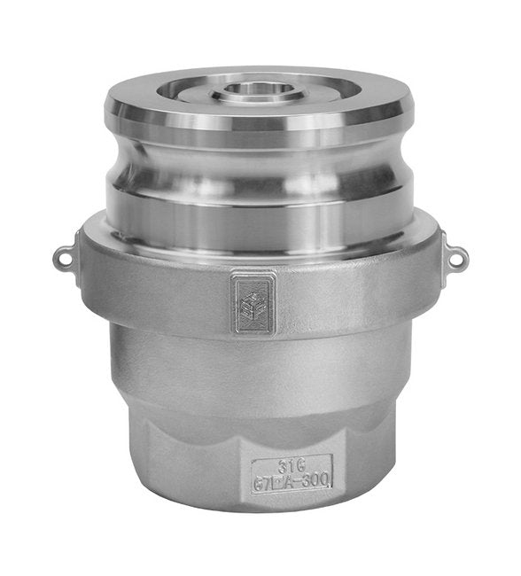 3" Size 316 Stainless Steel PTFE Adapter x Female NPT Coupling - Image 2