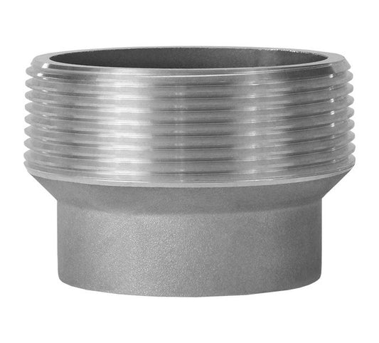 Aluminum Male NPT to Female NPT Thread Reducer Fitting - 3in x 2in - Image 1
