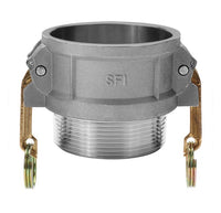 8'' Aluminum Type B Female NPT x Male Adapter Cam & Groove Coupling