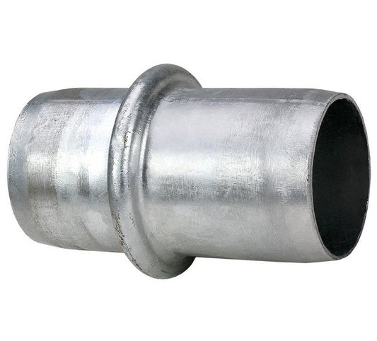 3-Inch Zinc-Plated Steel Hose Shank Male Coupling - Image 1
