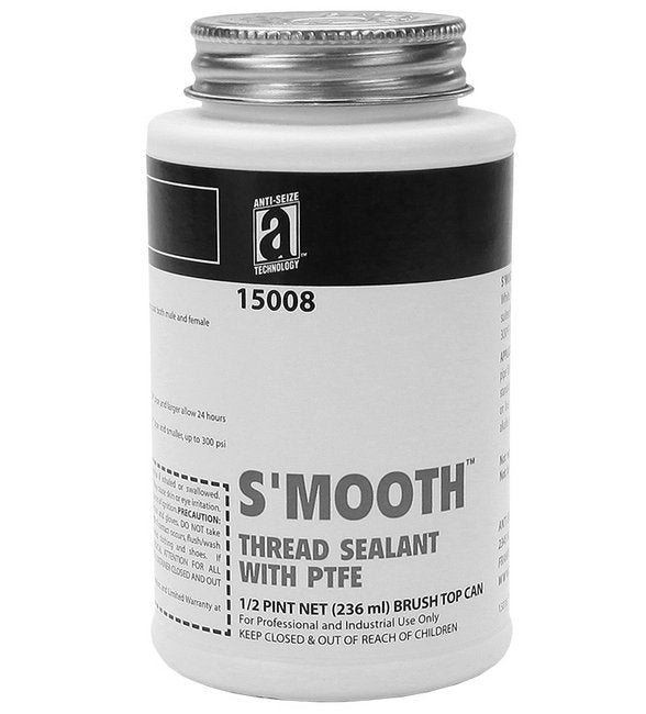 S'MOOTH™ 1/4 Liquid Pint Thread Sealant with PTFE - Industrial-Grade Pipe Sealant - Image 1