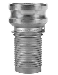 Stainless Steel Type ER Male Adapter x Shank E Cam Reducing Coupling - 2 x 1 1/2 in