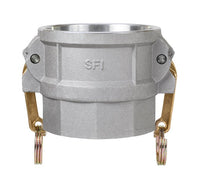 Seal Fast 5" Aluminum Type D Female Coupler x Female NPT Cam and Groove Coupling
