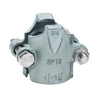 Zinc Plated Iron Universal Clamp, 1 1/2 to 1 11/16 in Size