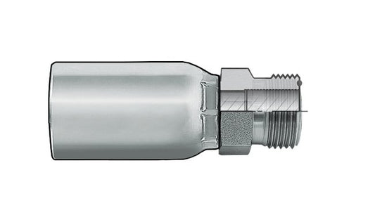 ORFS Male - Rigid Hydraulic Coupling 13/16-16 Thread, 1/2 ID, Plated Steel Shell - Image 1