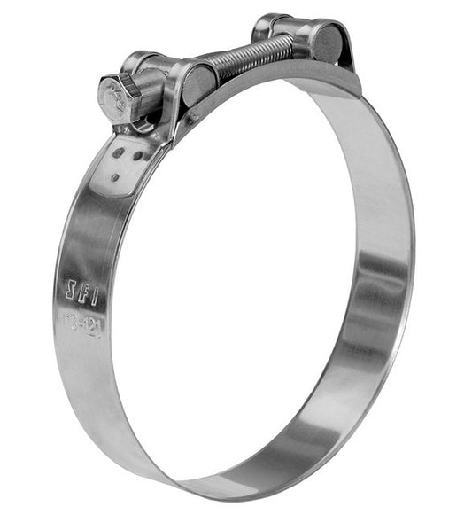 316 Stainless Steel One Bolt Hose Clamp - 175-187mm Opening Size - Image 1