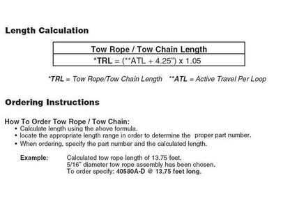 Heavy Duty Tow Chain Assembly - Image 2