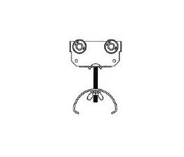 Galvanized Steel Cable Trolley for Standard Duty C-Track Festoon Systems - Image 1