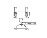 Series 250 I Beam End Clamp for Round Cable