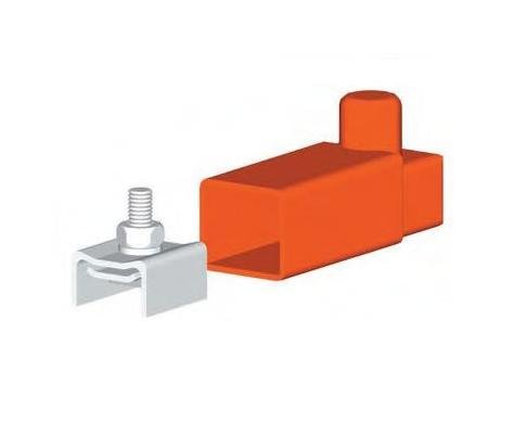 PVC End Cap for Aluminum Conductor Bar - Image 1