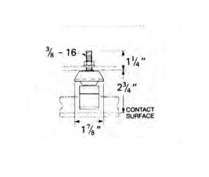 8-Bar Plastic Snap-in Hanger Clamp - Image 2