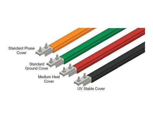 Safelec 2 Aluminum/Stainless Steel Conductor Bars with Splice - Image 1