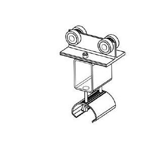 Heavy Duty C-Track Festoon Tow Trolley - Image 1
